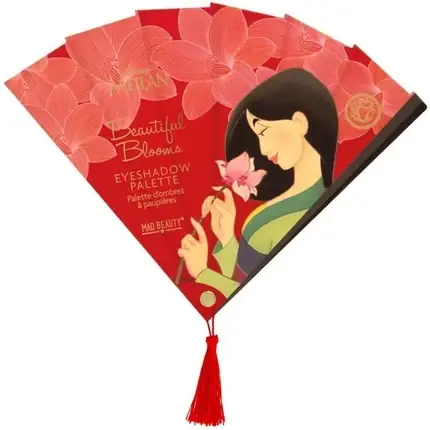 Plată securizată Paletă Farduri, Mad Beauty, Mulan, roșu, design evantai