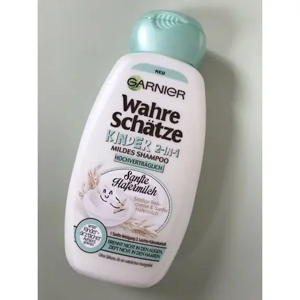Ofertă Șampon copii, Garnier, 2-in-1, alb-turcoaz