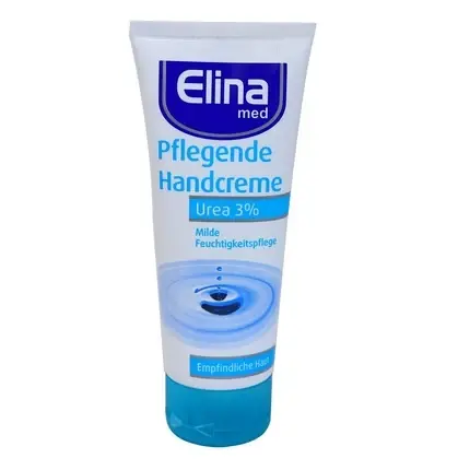 Cremă mâini, Unbekannt, Elina, uree 3%, alb 75ml Preț redus
