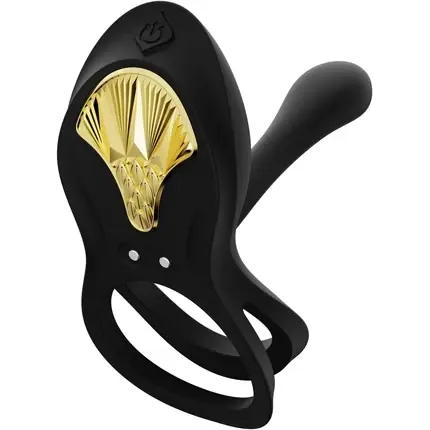 Inel Vibrator, Zalo Bayek, Negru, Design Aur Livrare expres