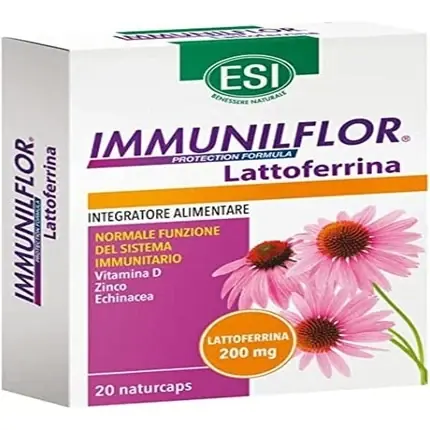 Supliment alimentar, Esi, Immunilflor Lattoferrina 200mg, 20 naturcaps Preț redus