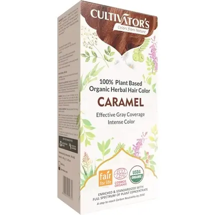 Cumpără online Vopsea păr, Cultivator‘s, Caramel, 100g, organic