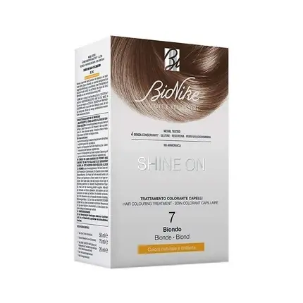 Vopsea de păr, BioNike, Shine On 7, blond Ofertă limitată