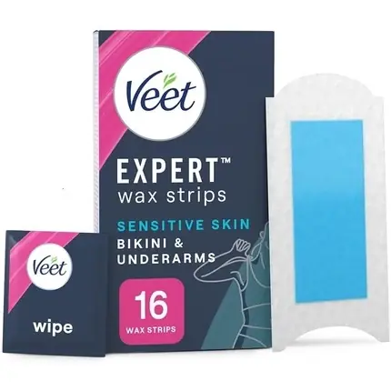 Benzi depilatoare, Veet, Expert, piele sensibilă, 16 bucăți Cumpără acum