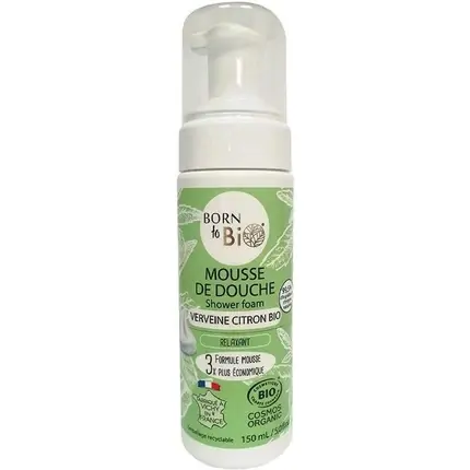 Spumă de duș, Born To Bio, Lemon Verbena, 150 ml Ultima șansă