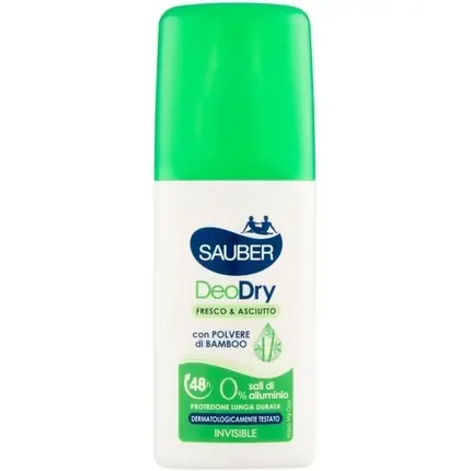 Deodorant spray, Sauber, DeoDry, verde, 75ml Reducere extra