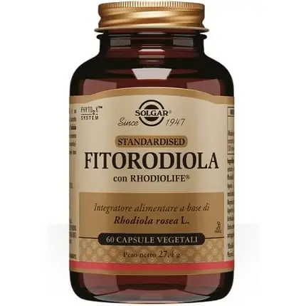 Supliment Alimentar, Solgar Fitorodiola, 60 Capsule, Maro Plată sigură