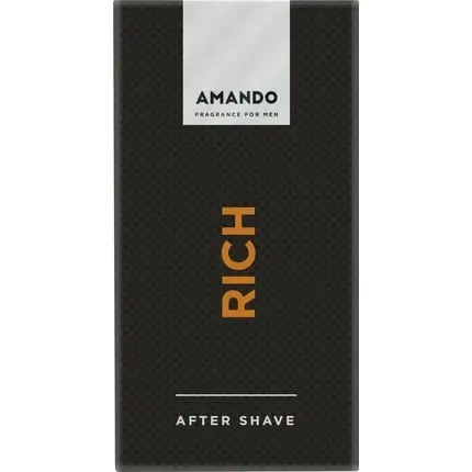 Aftershave Amando Rich 50 ml Negru Livrare rapidă