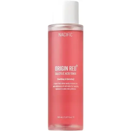 Retur ușor Toner Nacific, Origin Red, acid salicilic, roșu 150ml