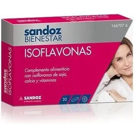 Chilipir Supliment alimentar, Sandoz, Isoflavones, 30 capsule