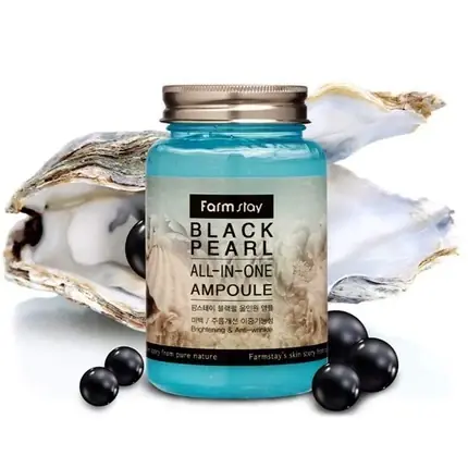 Cumpără acum Ampoule Farmstay, Black Pearl, 250ml, turcoaz
