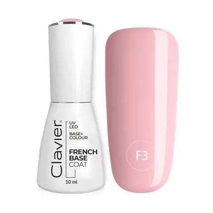Reducere specială Lac de unghii Clavier, French Base, 10 ml, roz