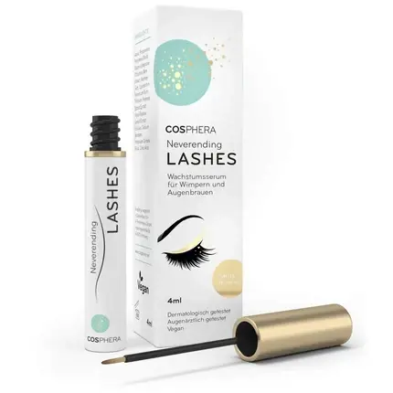 Reducere specială Ser gene Cosphera Neverending Lashes, fără hormoni, 4ml
