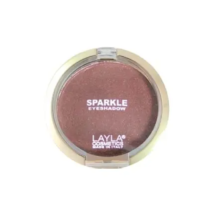 Fard de pleoape Layla Cosmetics Milano Sparkle, maro Plată sigură