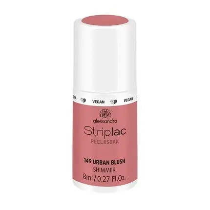 Plată sigură Lac de unghii, Alessandro Striplac, Urban Blush, sclipici, 8ml