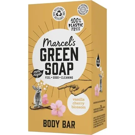Premium Săpun Solid Marcel‘s Green Soap Vanilie Cireș Alb 150g