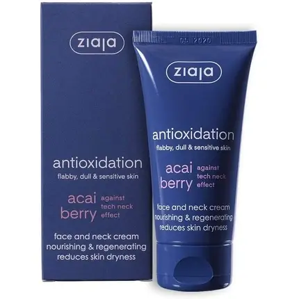 Cremă față și gât, Ziaja, Acai Berry, 50ml, albastru Cel mai bun preț