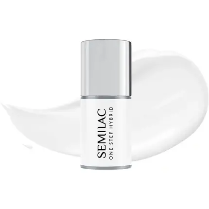Lac de unghii Semilac One Step Hybrid 3-in-1 5ml Crem Ofertă de sezon