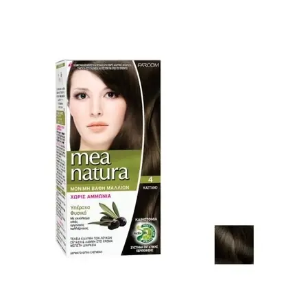 Vopsea Păr Farcom Mea Natura Cremă Culoare, Castaniu Chilipir