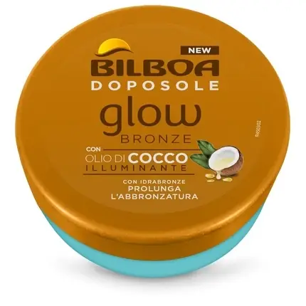 Cremă după plajă, Bilboa, Glow Bronze, ulei de cocos, 250ml Super ofertă
