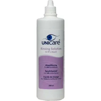 Soluție lentile, Unicare, 0.9% Nacl, 500 ml Ieftin
