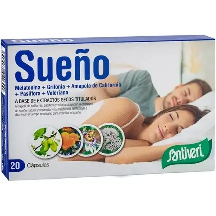 Cumpără online Supliment Alimentar, Santiveri, Sueño, 20 Capsule