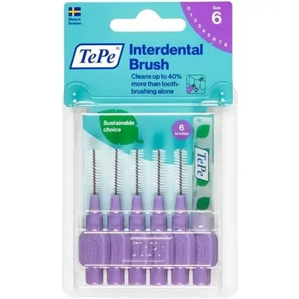Preferatul clienților Periuțe interdentare, TePe, Set 1.1mm, mov
