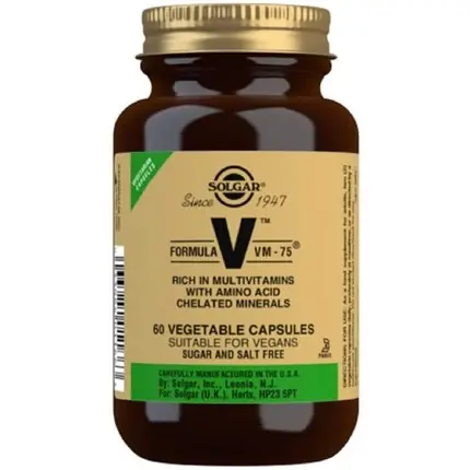 Cumpără online Complex Multivitamine, Solgar, VM-75, capsule vegetale, 60 buc, maro
