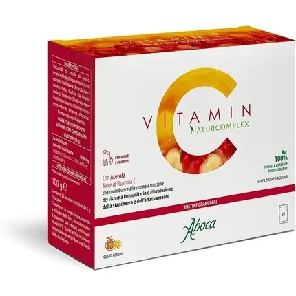 Supliment Vitamina C, Aboca Naturcomplex, portocaliu, 100g Lichidare de stoc