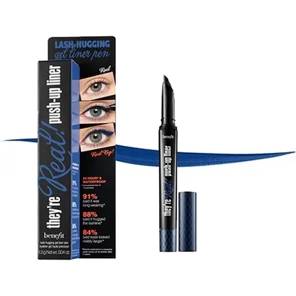 Eyeliner, BeneFit, Theyre Real Push Up, albastru Ofertă