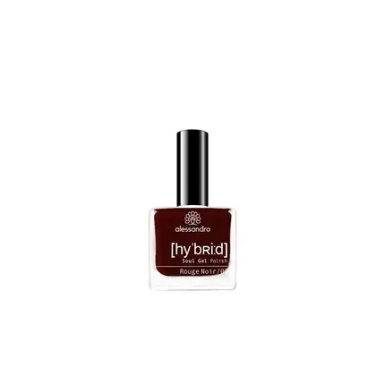 Lac de unghii Alessandro Hybrid Rouge Noir, roșu-negru, 8ml Calitate înaltă
