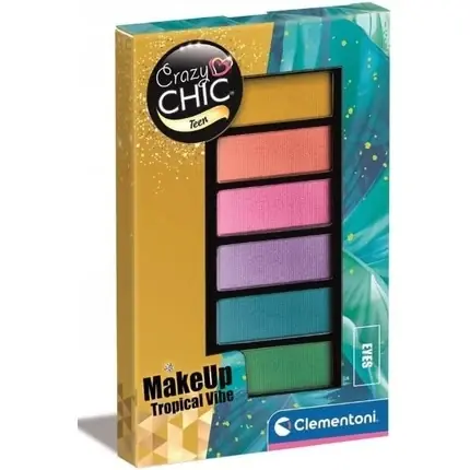 Set machiaj ochi, Clementoni, Tropical Vibe, multicolor Plată securizată
