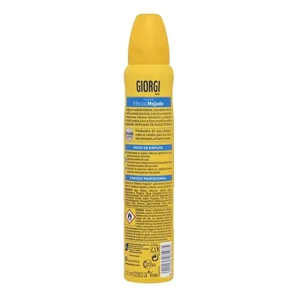 Mai ieftin Spumă fixativă, Giorgi, Efecto Mojado, galben 210ml