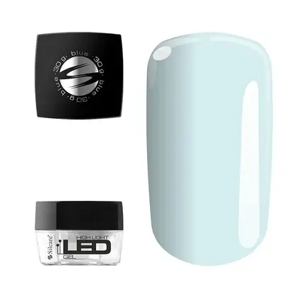 Doar azi Gel Nail Polish, Silcare, High Light LED, albastru