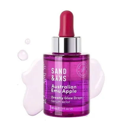 Ser facial, Sand & Sky, Glow Drops, violet, 30 ml Nu rata