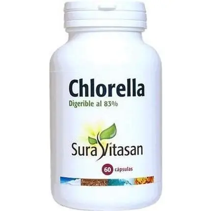 Noutate Supliment alimentar, Sura Vitasan, Chlorella, 60 capsule, alb
