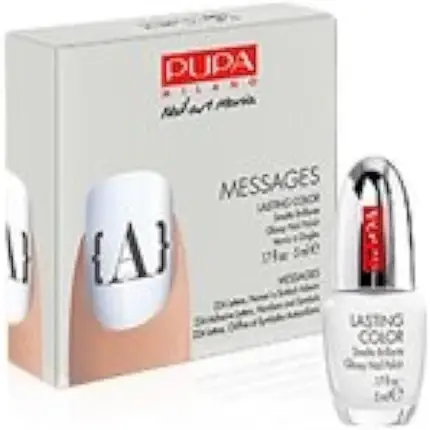 Retur ușor Kit decor unghii Pupa Messages, alb