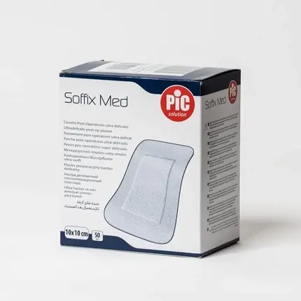 Reducere Plasture Postoperator Pic Solution Soffix Med 10cm x 10cm Alb