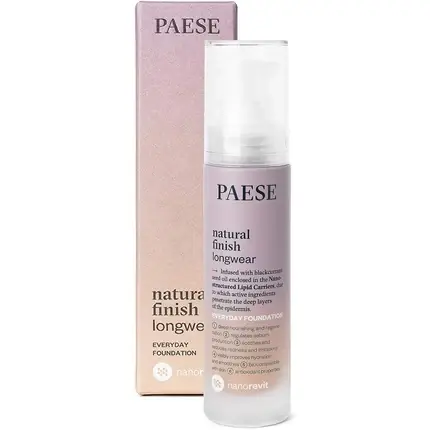 Preț promoțional Fond de ten, Paese Cosmetics, Nanorevit 02 Porcelain, 35ml