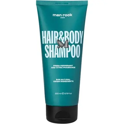 Șampon, Men Rock, Hair and Body, 200ml, verde Cumpără online