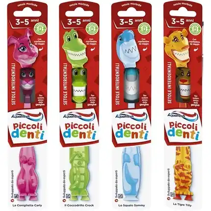 Periuță de dinți, Aquafresh, Flex Friends, copii 3-5 ani, roz Livrare rapidă