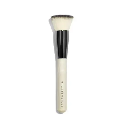 Pensulă Machiaj Chantecaille Buff and Blur, alb, 14cm Discount