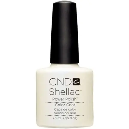 Cel mai bun preț Oja CND, Shellac, Negligee, 7.3ml, alb