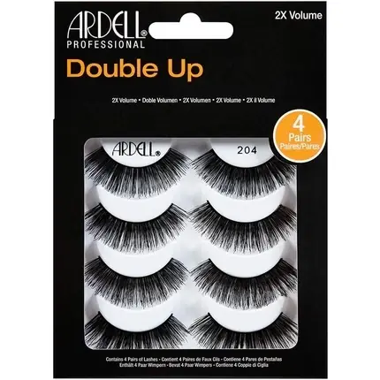 Calitate înaltă Gene false, Ardell, Double Up 204, negre