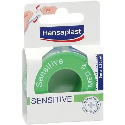 Plată sigură Plasture Fixare, Hansaplast, Sensitive, verde