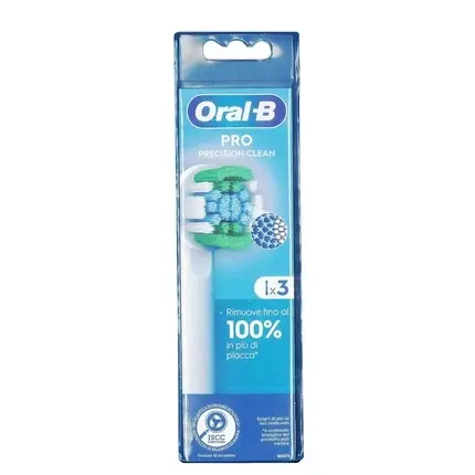 Capete periuță, Oral-B, Precision Clean, set 3 bucăți Popular