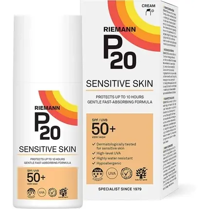 Cremă solară P20, SPF50+, piele sensibilă, 200ml Cel mai bun preț