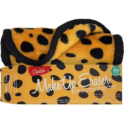 Reducere extra Cârpă demachiantă Makeup Eraser, model Cheetah, galben