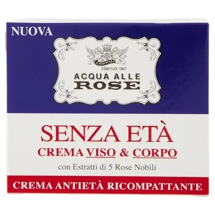 Doar azi Crema Viso e Corpo, Acqua Alle Rose, Senza Età, 180ml