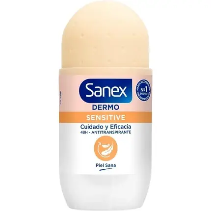 Deodorant roll-on, Sanex, Sensitive, 50ml, crem Promoție